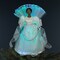 Northlight Lighted Fiber Optic African American Angel Christmas Tree Topper - 12" - Silver
